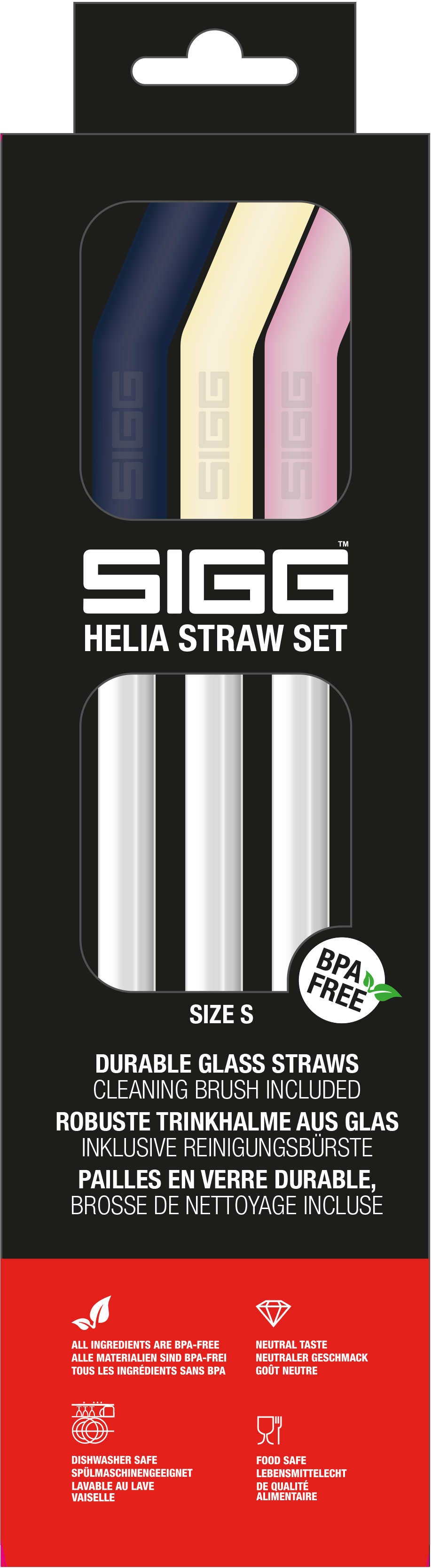 SIGG Helia Straw Set Night Small