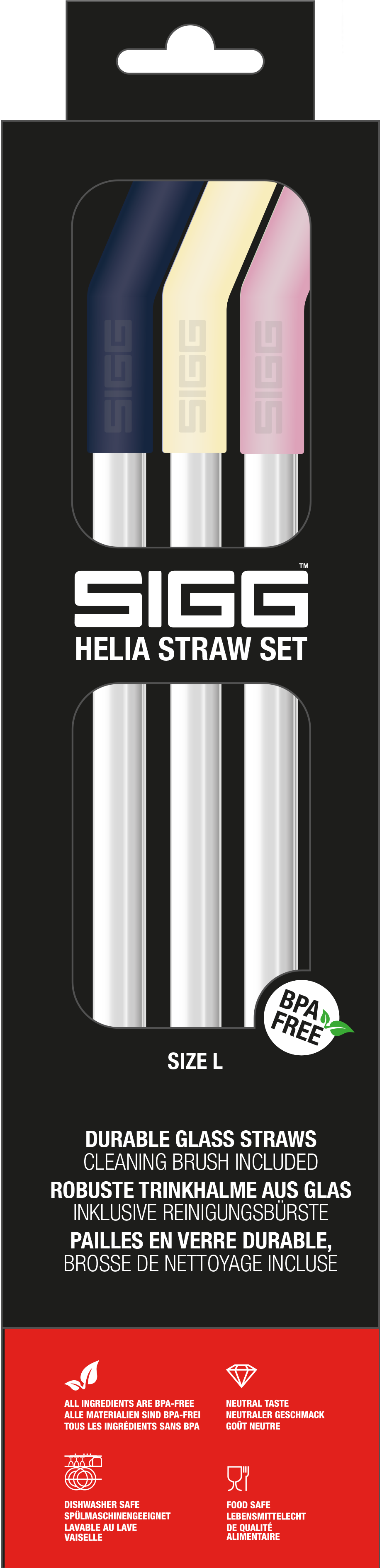 SIGG Helia Straw Set Night Large
