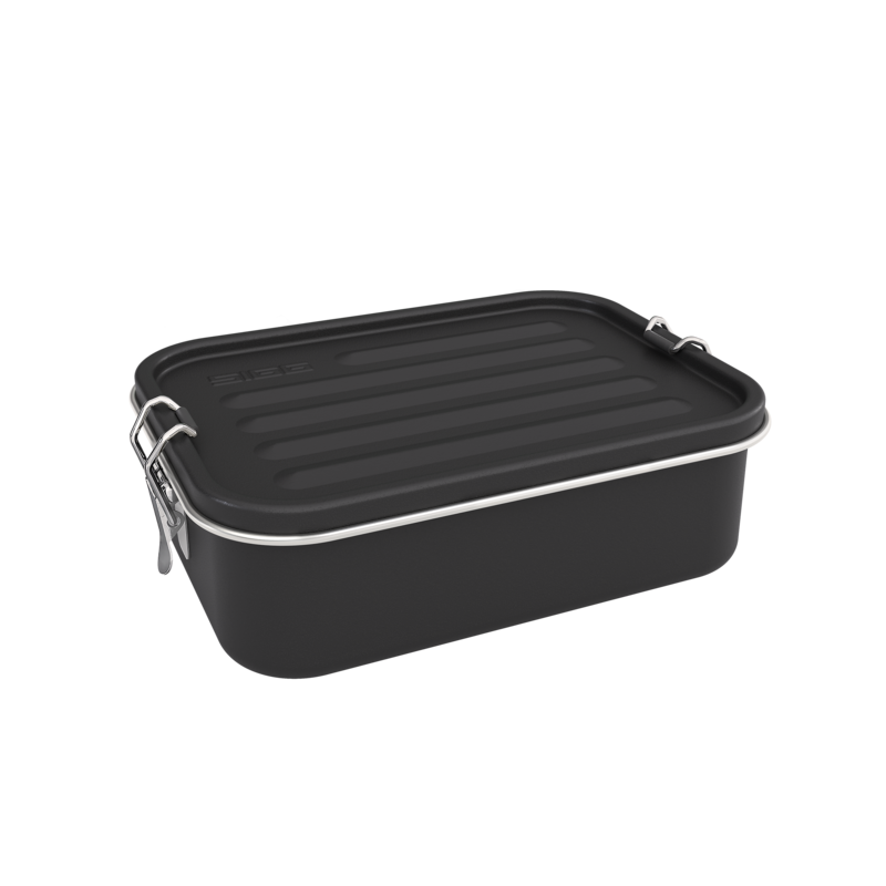 SIGG Gemstone Box Obsidian eväsrasia – vuotamaton teräksinen lounasrasia