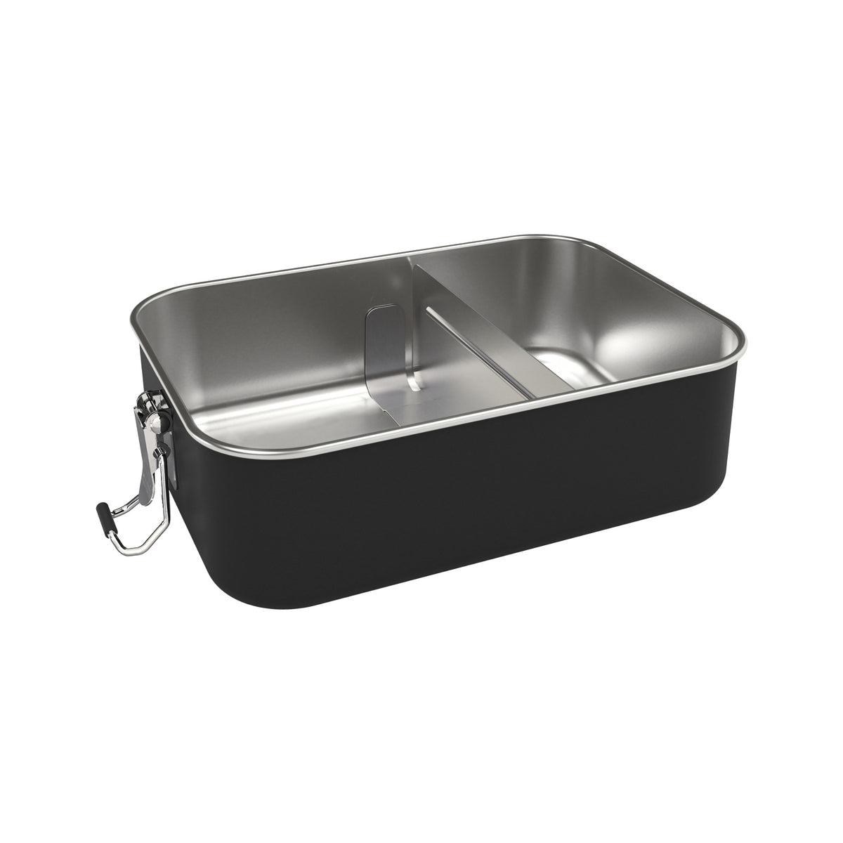 SIGG Gemstone Box Obsidian eväsrasia, korkki avattuna