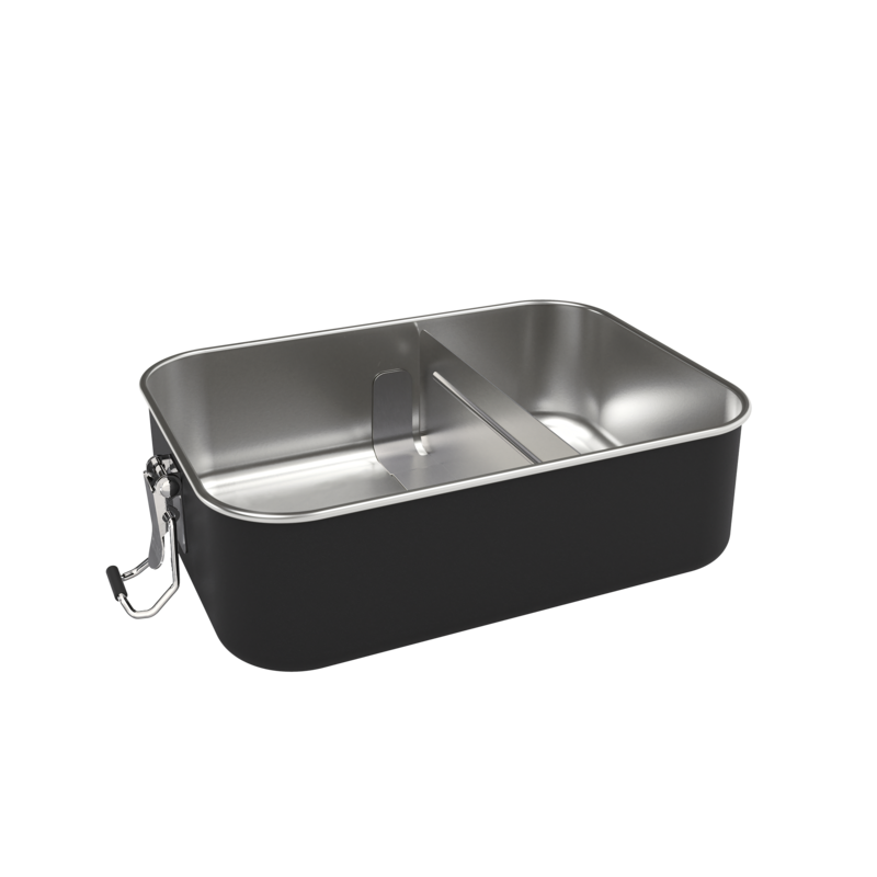SIGG Gemstone Box Obsidian eväsrasia – vuotamaton teräksinen lounasrasia
