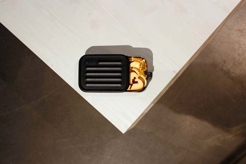 SIGG Gemstone Box Obsidian eväsrasia – vuotamaton teräksinen lounasrasia