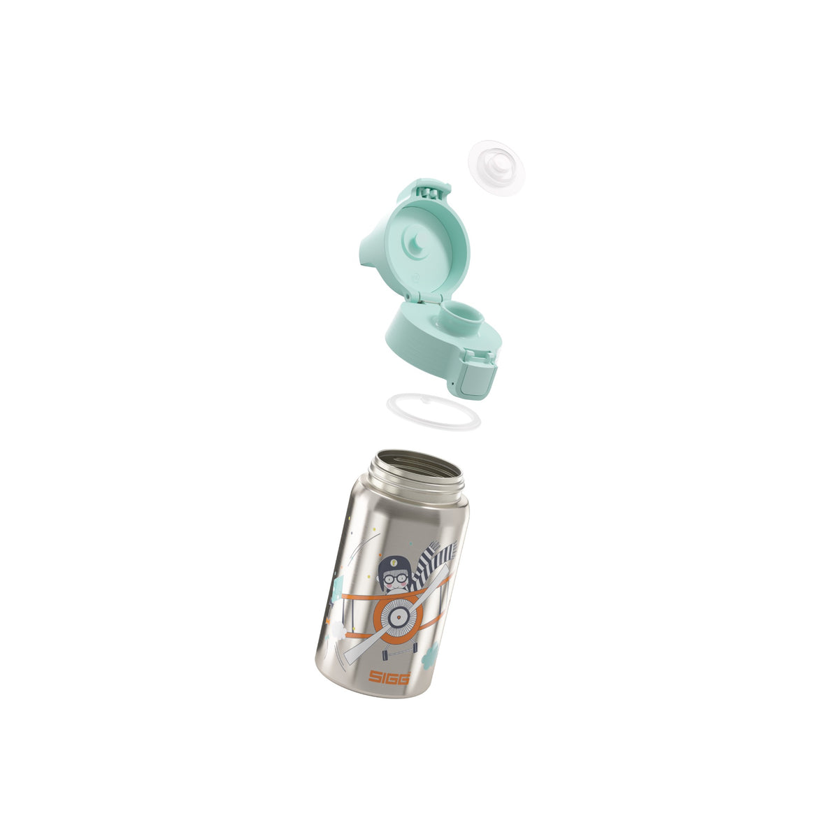 SIGG Shield One Pilot 0,5 l, osiin purettuna