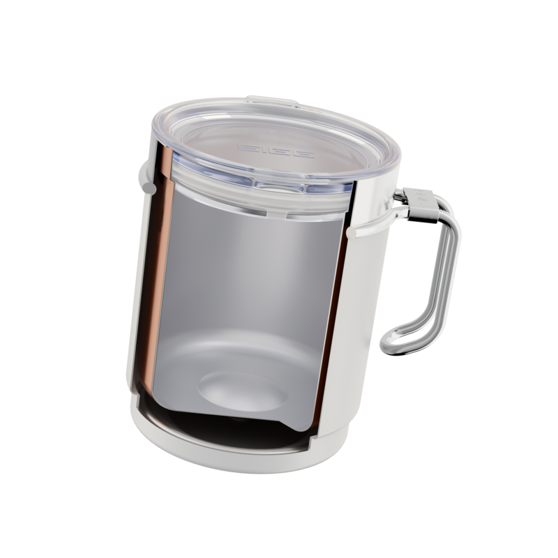 TRAVEL MUG termosmuki 0,3 L valkoinen - Teräksiset termosmukit - sigg-shop.fi