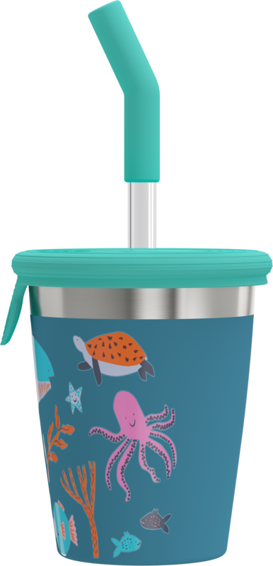 SIGG Kids Straw Cup - lasten pillimuki sininen 0.35L