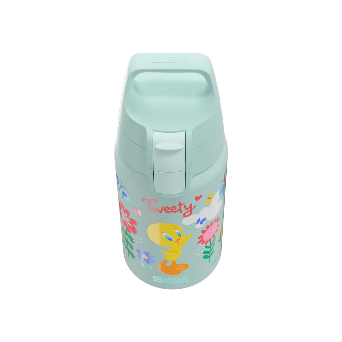 SIGG SHIELD ONE TWEETY 0,5 l LASTENPULLO, korkin lähikuva