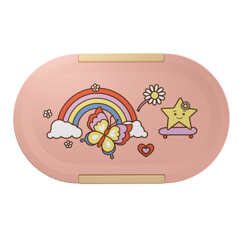 SIGG LUMO Kids Lunchbox - Lasten eväsrasia välipaloille, rainbow