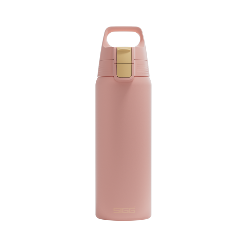 SIGG Shield One teräksinen juomapullo Playful Peach 0.75L
