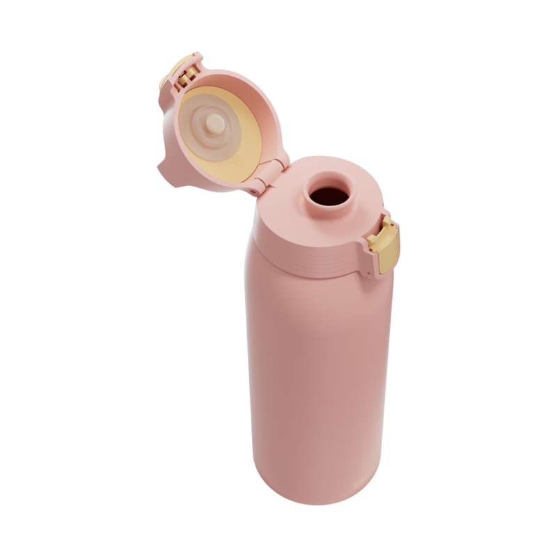 SIGG Shield One teräksinen juomapullo Playful Peach 1.0 L