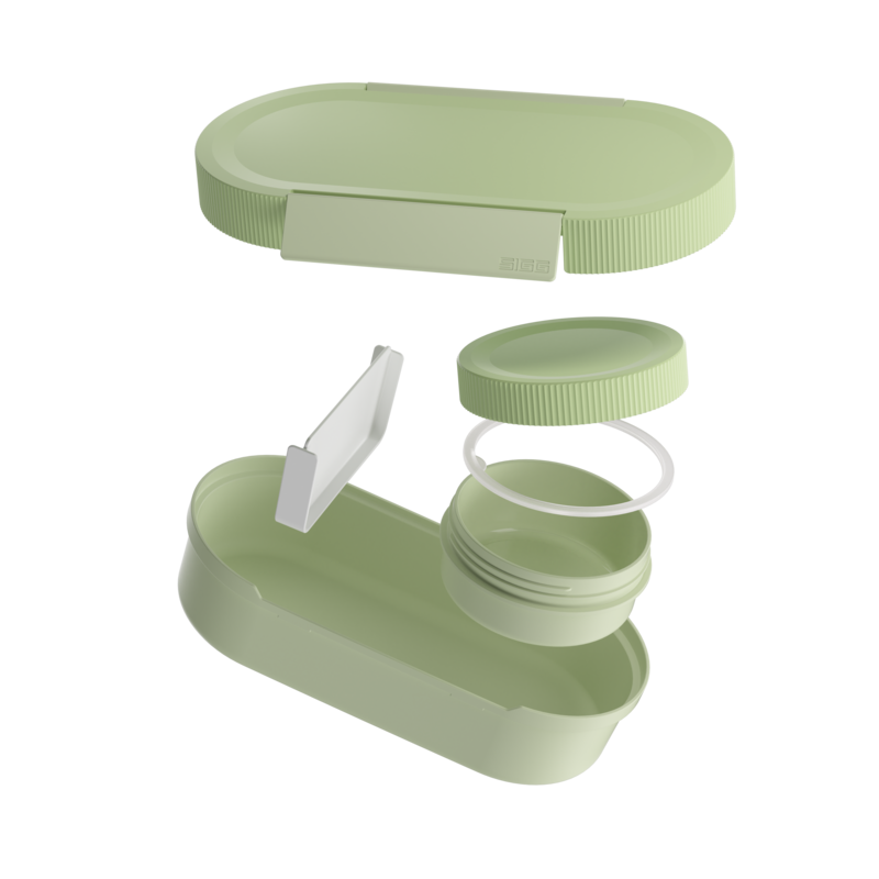 SIGG LUMO Lunchbox Eco Green - Kevyt ja käytännöllinen eväsrasia