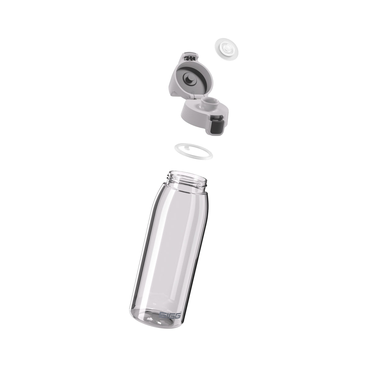 SIGG Total Color Transparent 1,0 l, osiin purettuna