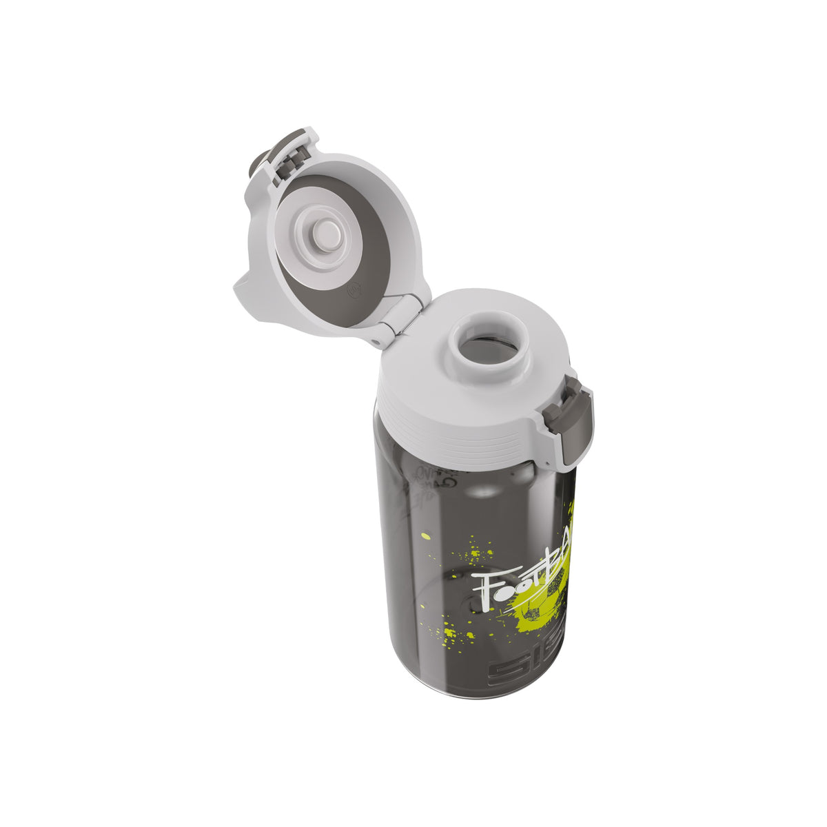 SIGG VIVA ONE Football Tag 0,5 l, korkki avattuna