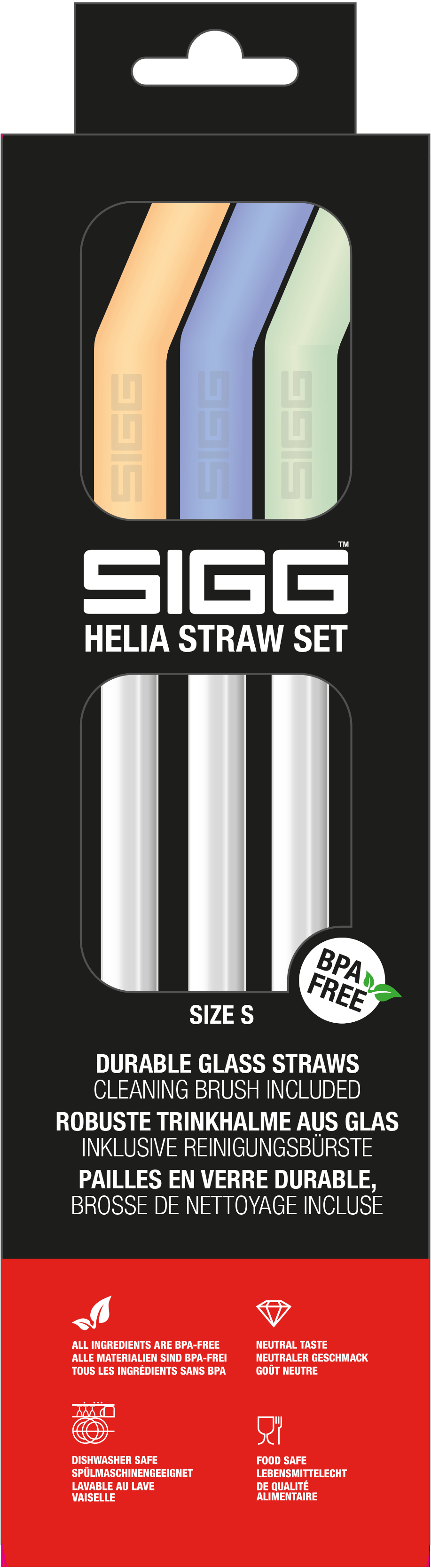 Helia Straw Set Day Small - Juomapullojen tarvikkeet - sigg-shop.fi