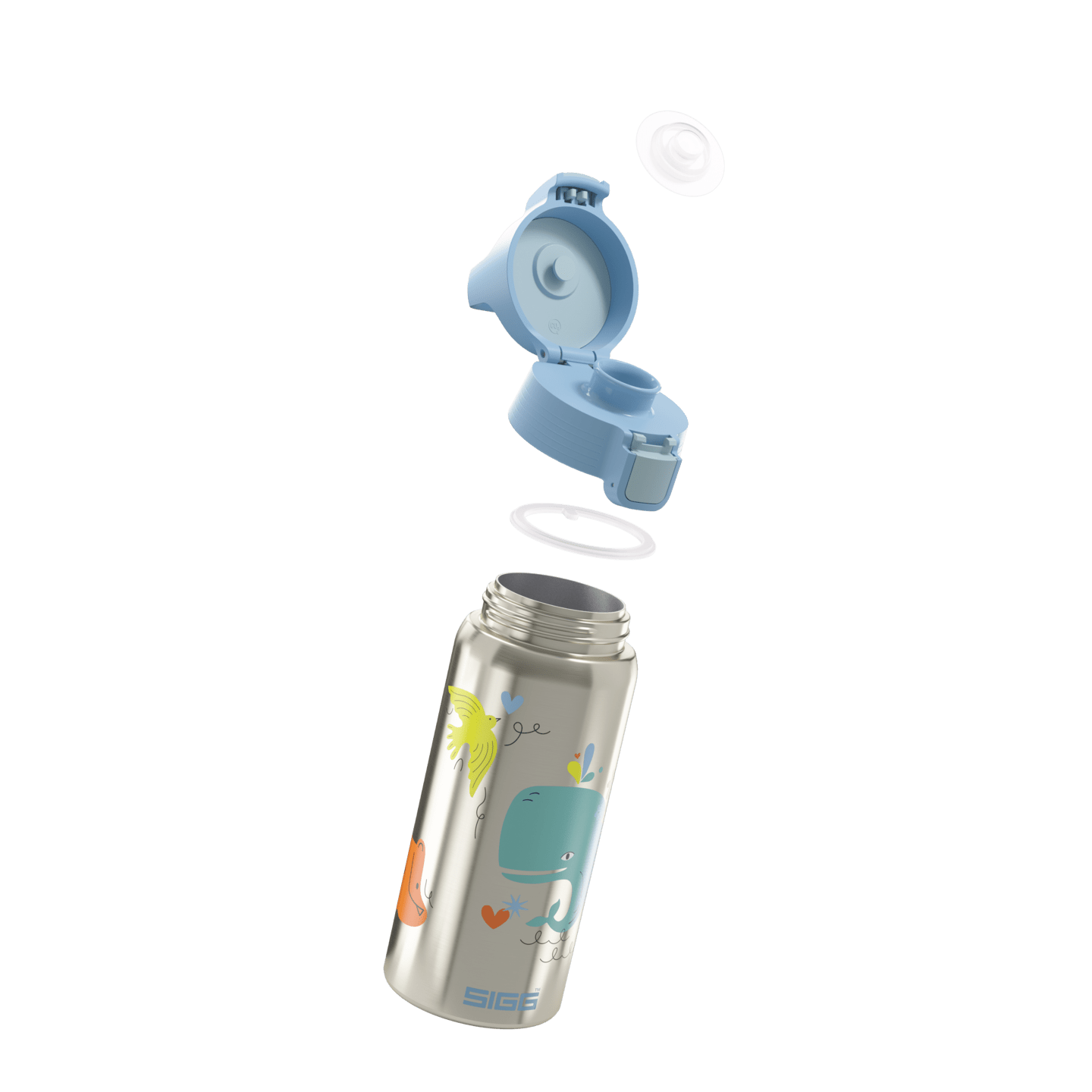 Shield Therm One Whale Friend 0,5 L - Teräksiset termospullot - sigg-shop.fi