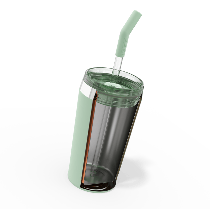 Helia Milky Green 0,45 L - Teräksiset termosmukit - sigg-shop.fi