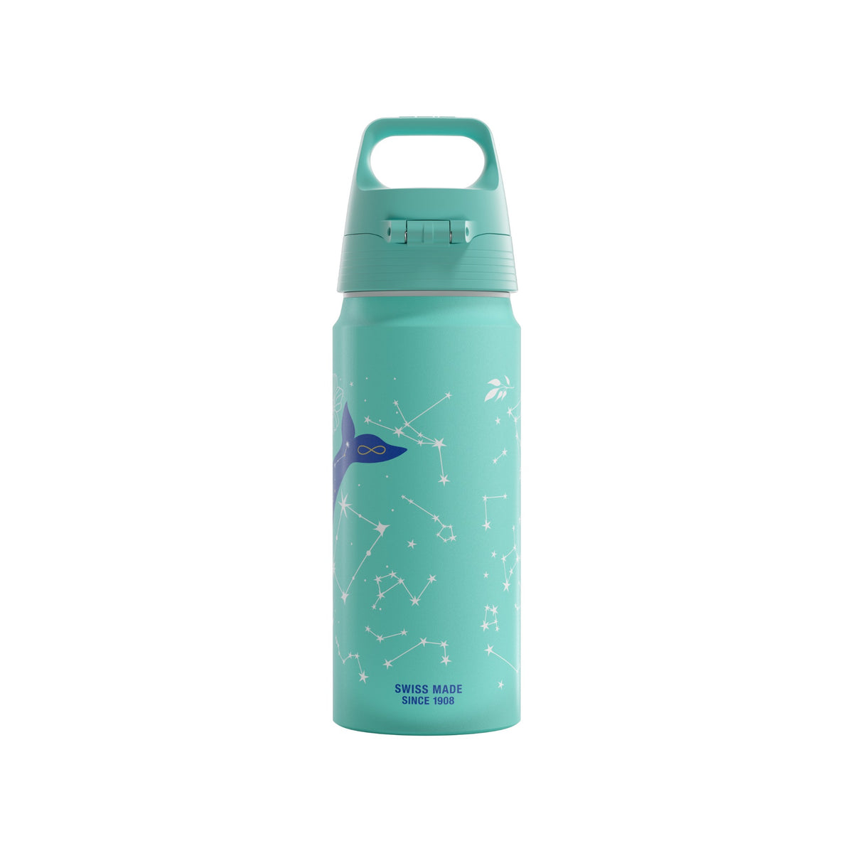 SIGG WMB ONE Dive 0,6 l, takaa, pullo täytettynä