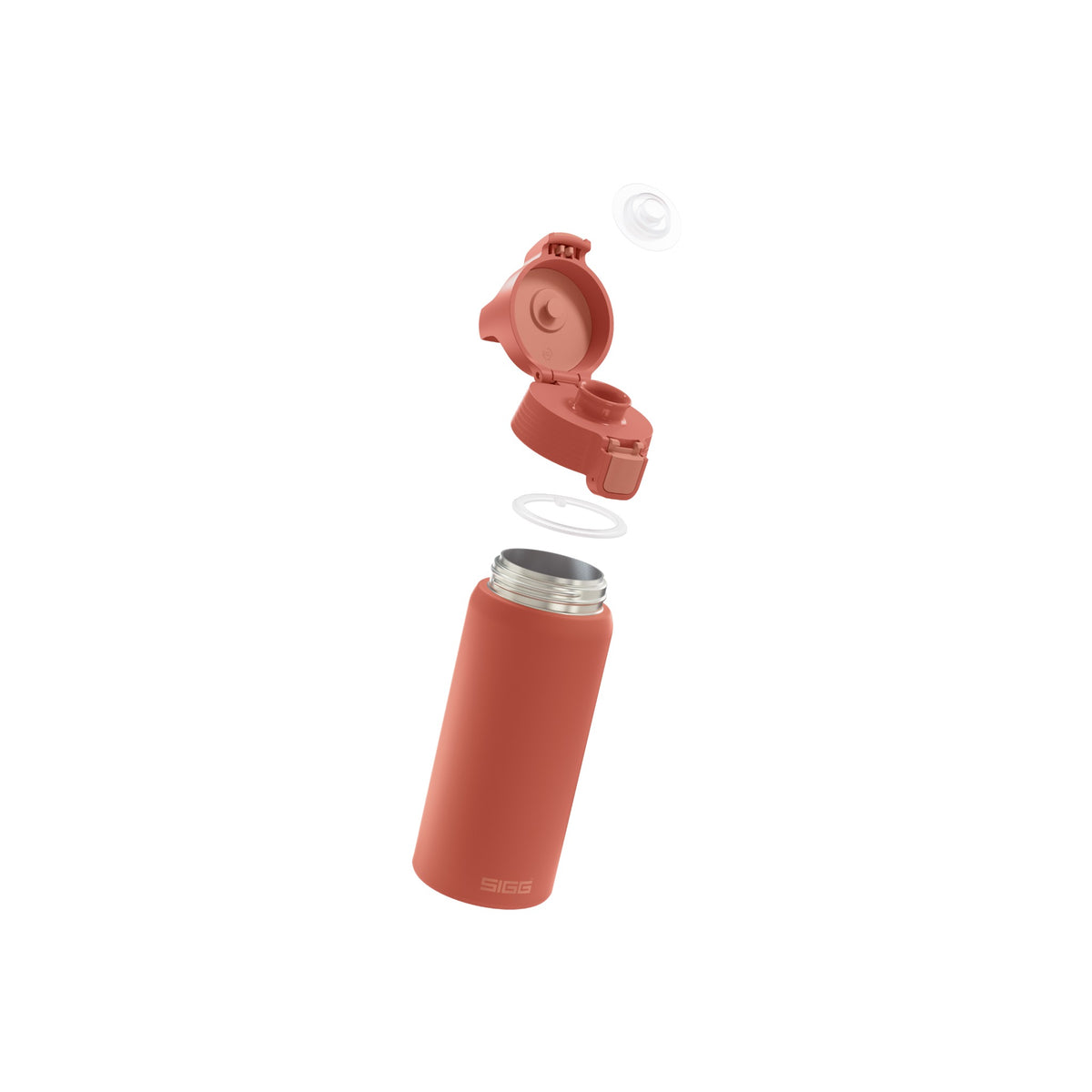 SIGG Shield Therm One termospullo Eco Red 0,5 l, osiin purettuna