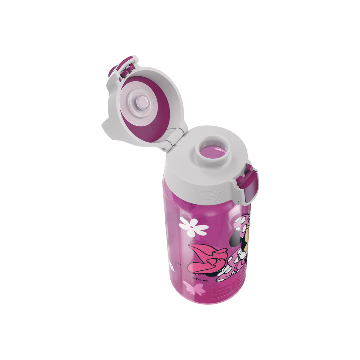 SIGG VIVA ONE JUNIOR MINNIE 0,5 l, korkki avattuna