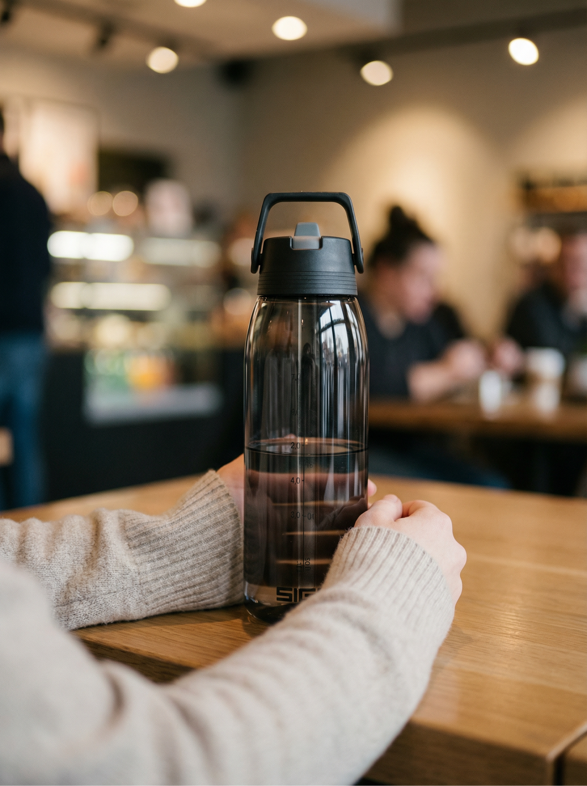 SIGG Total Color FLIP Anthracite 1 L tunnelmakuva