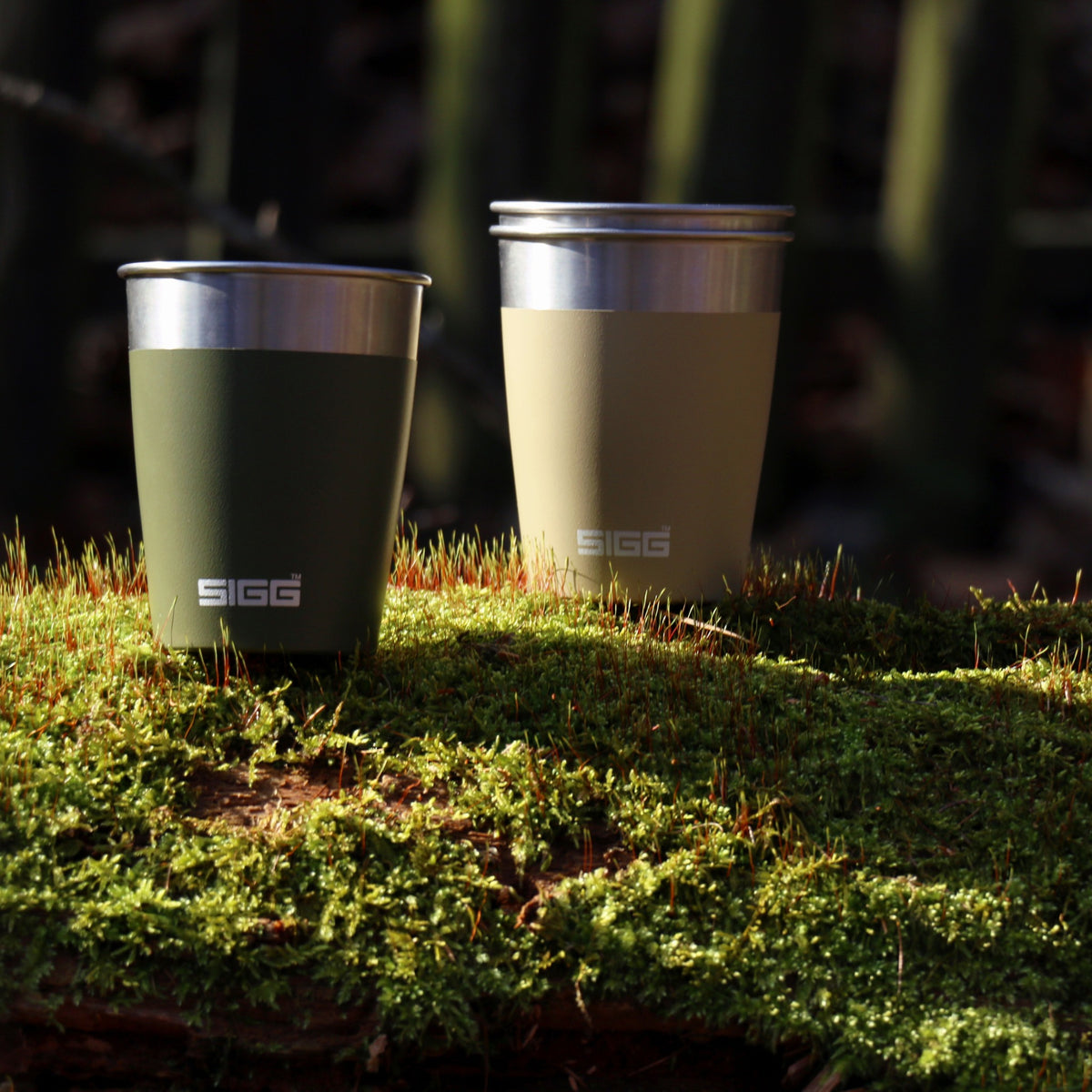 SIGG Travel Cup - mukisetti 0,35 l, käytössä ulkona 2