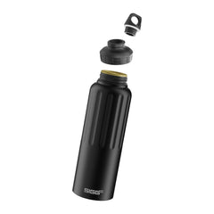 SIGG WMB Traveller Black Touch 1,5 l juomapullo, osiin purettuna