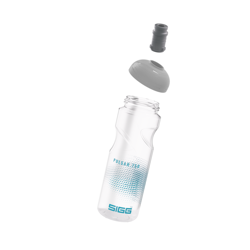 SIGG PULSAR URHEILUPULLO TRANSPARENT AQUA 0.75L