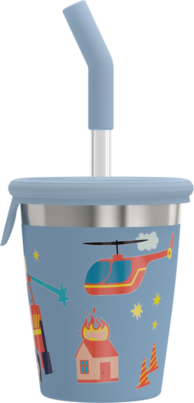 SIGG Kids Straw Cup - lasten pillimuki Pompier 0.35L