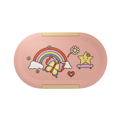 SIGG LUMO Kids Lunchbox, edestä, pullo täytettynä