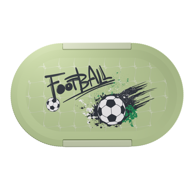 SIGG LUMO Kids Lunchbox - Lasten eväsrasia välipaloille, football splash