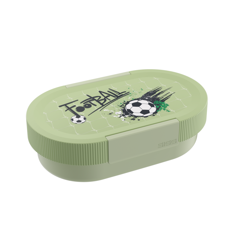 SIGG LUMO Kids Lunchbox - Lasten eväsrasia välipaloille, football splash