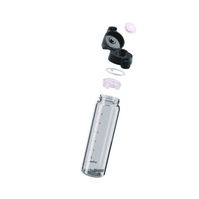 SIGG TOTAL COLOR ONE JUOMAPULLO - TRANSPARENT 1.0 L