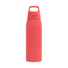 SIGG Shield One teräksinen juomapullo Watermelon 1,0 l, takaa, pullo täytettynä