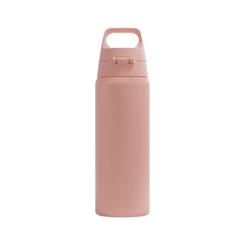 SIGG Shield One teräksinen juomapullo Playful Peach 0.75L