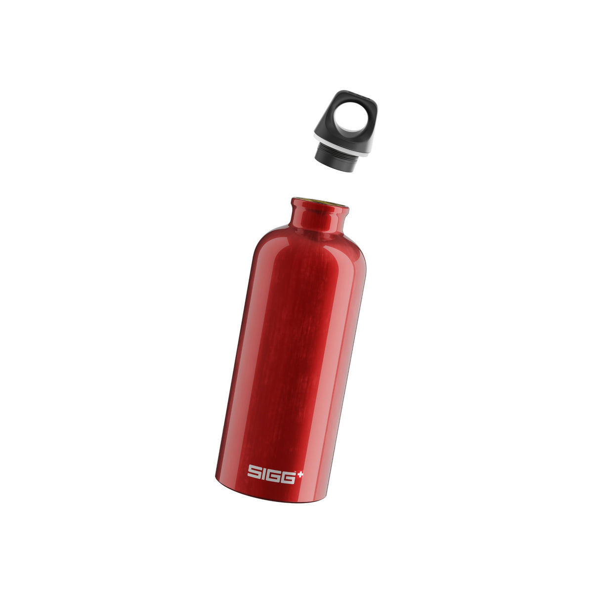 SIGG Traveller Red 0,6 l, osiin purettuna