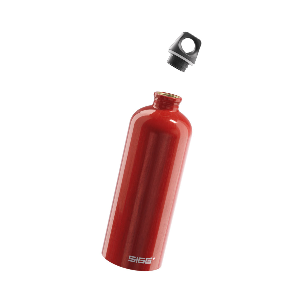 SIGG Traveller Red 1,0 l, osiin purettuna