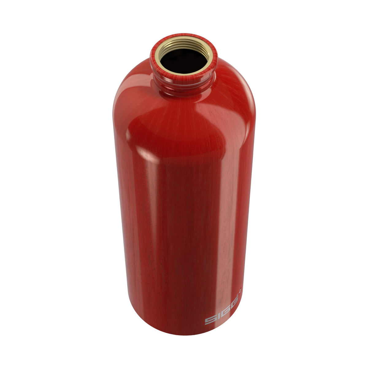 SIGG Traveller Red 1,0 l, korkki avattuna