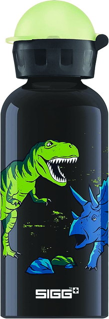 SIGG 0,4 L GLOW IN THE DARK DINOSAURS LASTEN JUOMAPULLO