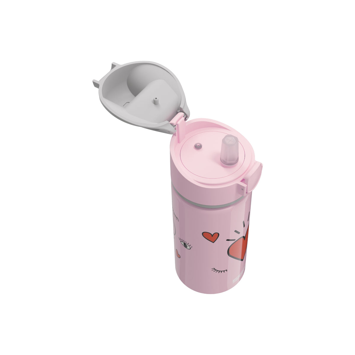 SIGG Miracle Girl Power 0,4 l, korkki avattuna