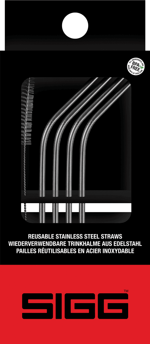 SIGG Stainless Steel Straw Set - bonge.fi