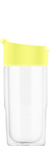 SIGG 0,37 L Nova Mug Ultra Lemon lasinen termosmuki
